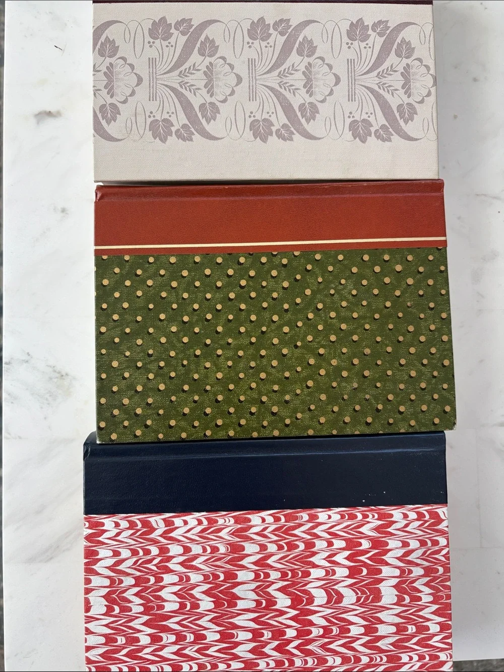 Condensed Books Hardcover Collection - Brown, Red, Black